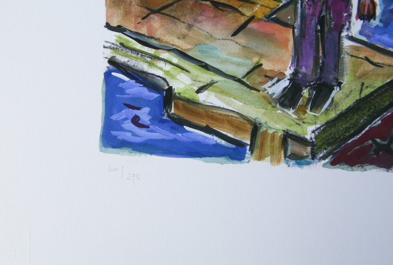 BOB DYLAN, 'FISHERMAN', LIMITED EDITION DRAWN BLANK SERIES PRINT 2016, SIGNED
