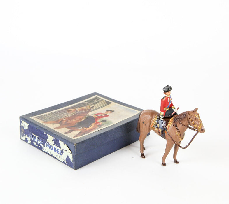 TIMPO MODEL - HM QUEEN ELIZABETH II ON HORSEBACK, TROOPING THE COLOUR, BOXED