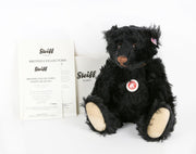 STEIFF 'BRITISH COLLECTORS TEDDY BEAR 2011' BLACK GROWLER LIMITED EDITION 663901