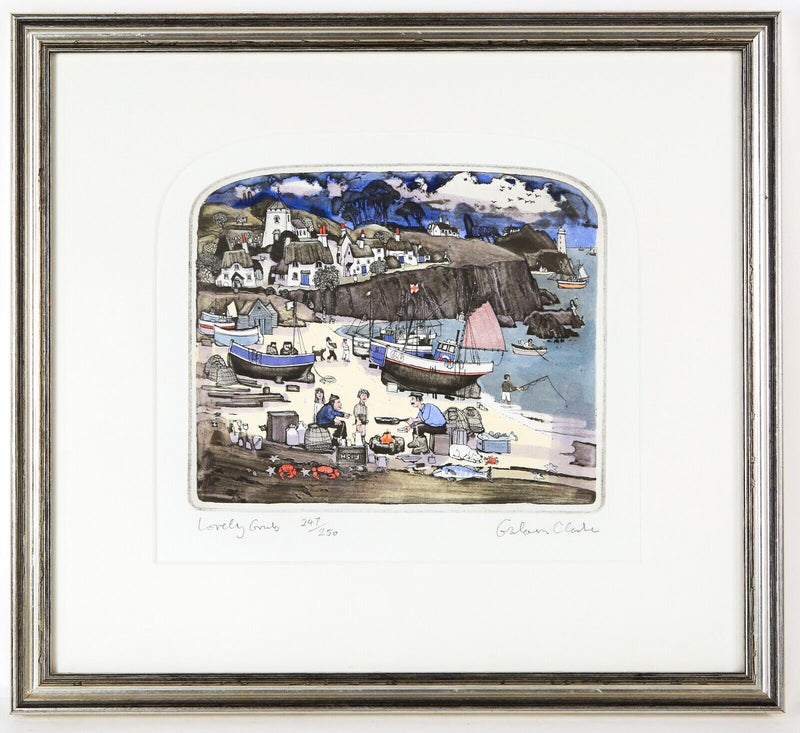 GRAHAM CLARKE 'LOVELY GRUB' LIMITED EDITION ETCHING PRINT 247/250, SIGNED