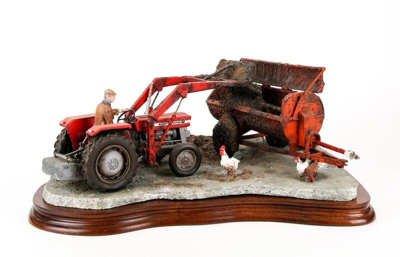 BORDER FINE ARTS 'WHERE THERES MUCK THERES MONEY' LIMITED EDITION MODEL 319/1500