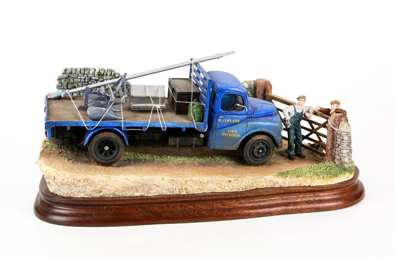 BORDER FINE ARTS '3 MILE UP T' ROAD' LARGE LIMITED EDITION FIGURE MODEL 265/500