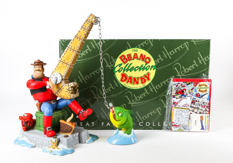 ROBERT HARROP 'DESPERATE DAN, GONE FISHING' BEANO DANDY COLLECTION FIGURE BDS14