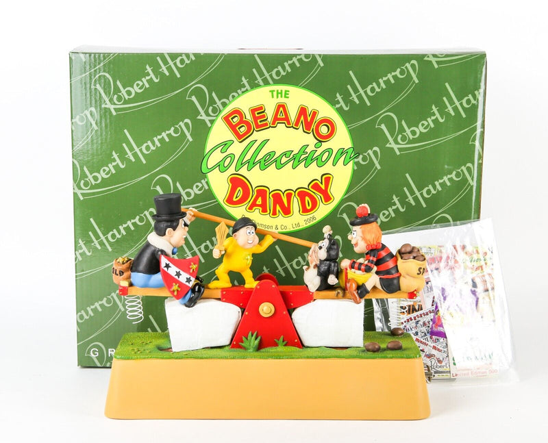 ROBERT HARROP 'SEE-SAW SCALLYWAGS' LIMITED EDITION BEANO DANDY FIGURE BDMB3, BOXED