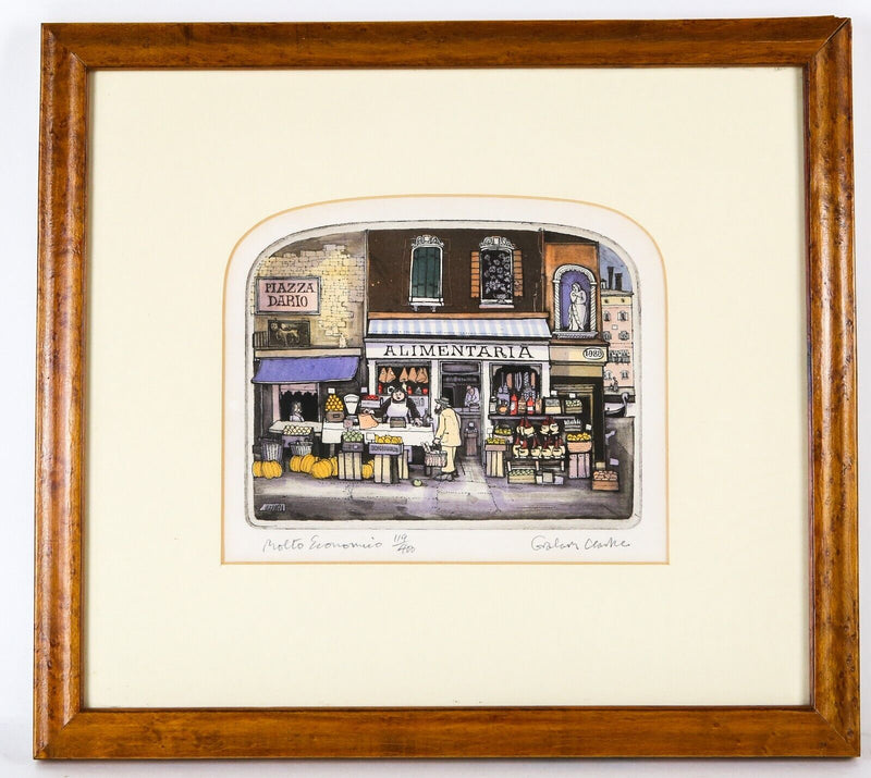 GRAHAM CLARKE 'THE GRAND TOUR' LIMITED EDITION ETCHING PRINT SET 119/400, SIGNED