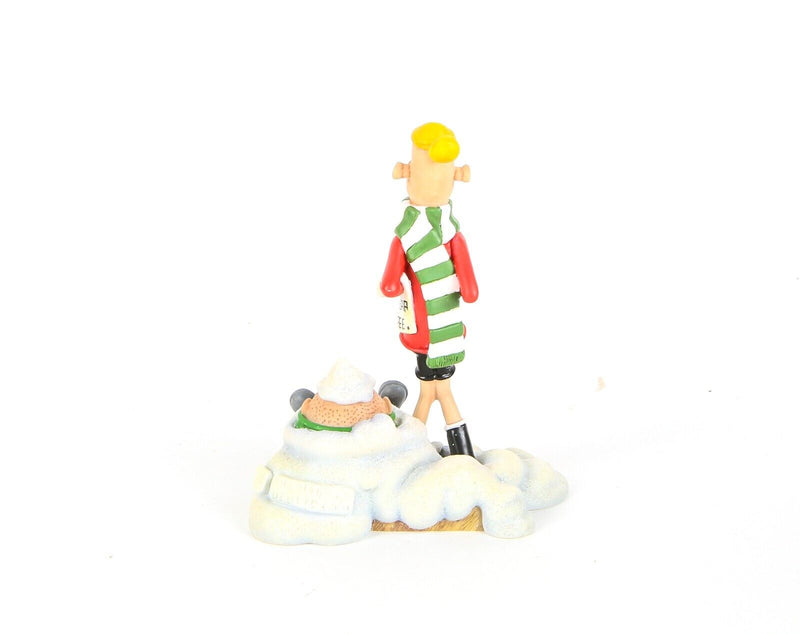 ROBERT HARROP 'PLUG & WILFRED, FIRST DAY OF XMAS' BEANO DANDY FIGURE BDCS01, BOXED