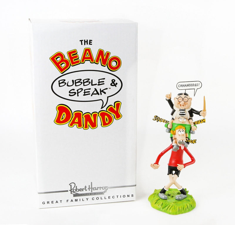 ROBERT HARROP 'SEE HEAR SPEAK NO EVIL' BEANO DANDY FIGURE BDBS06, BOXED