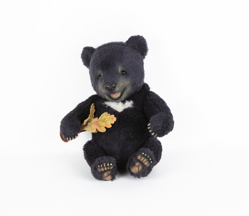 R JOHN WRIGHT - 'PEP' LIMITED EDITION BABY TEDDY BEAR 30cm, BOXED & COA