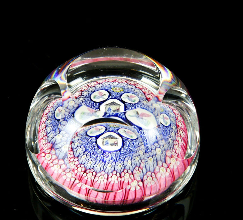 GEOFFREY BAXTER for WHITEFRIARS 'CHRISTMAS NATIVITY' 1977 FILLEFIORI PAPERWEIGHT