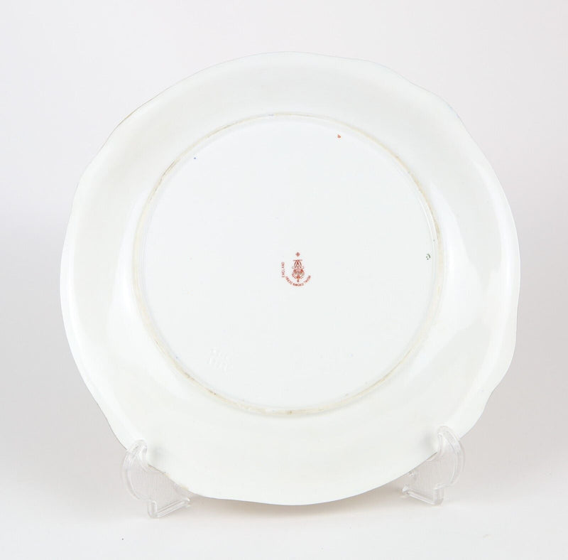 ROYAL CROWN DERBY - JAPANESE OLD IMARI FLUTED LUNCH DESSERT CAKE PLATE