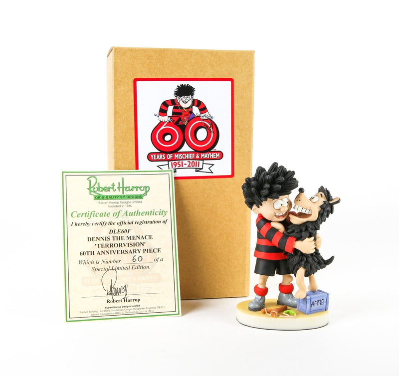 ROBERT HARROP 'DENNIS THE MENACE, TERRORVISION' LIMITED ED' BEANO DANDY DLE60F