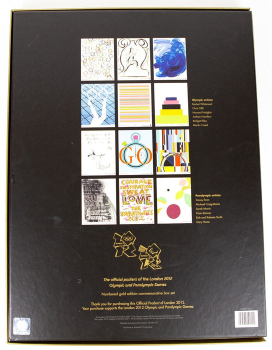 OFFICIAL POSTERS LONDON 2012 OLYMPIC PARALYMPIC GAMES SET inc EMIN RILEY HODGKIN