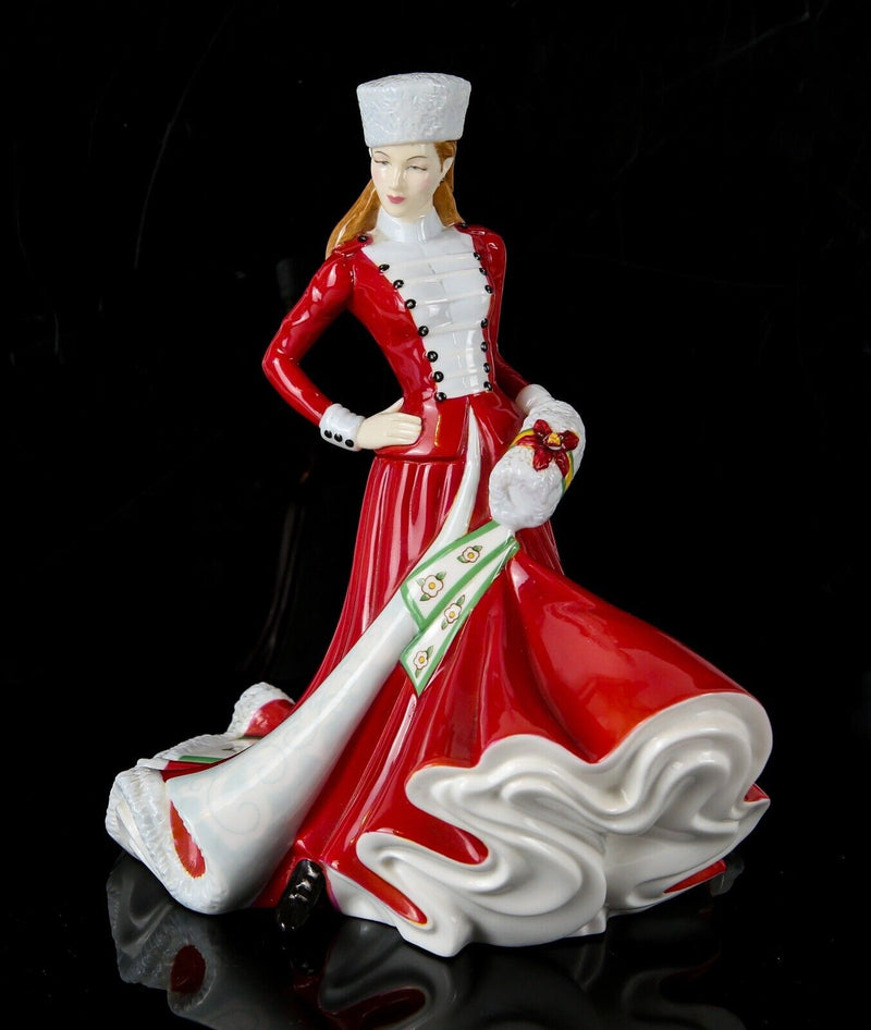 ROYAL DOULTON 'CHRISTMAS DAY 2007' GIRL LADY DRESS FIGURE MODEL HN4911