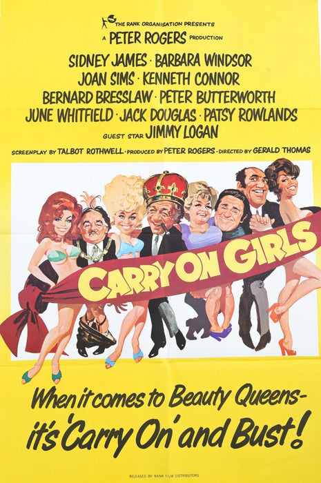 CARRY ON GIRLS (1973) ORIGINAL UK ONE SHEET FILM MOVIE POSTER