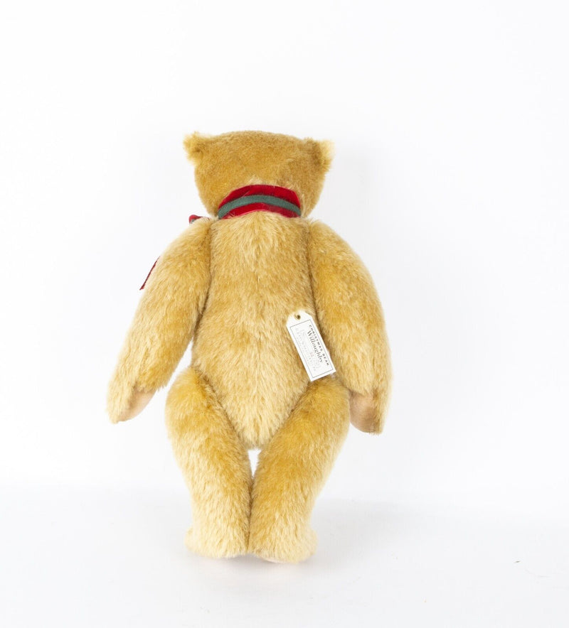 R JOHN WRIGHT - 'WILLOUGHBY' 2012 LIMITED EDITION CHRISTMAS TEDDY BEAR , BOXED