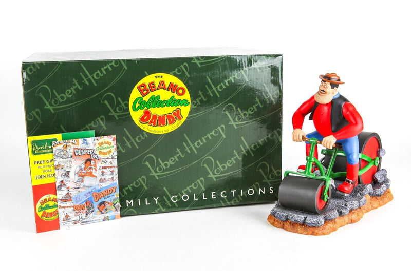 ROBERT HARROP 'DESPERATE DAN, KEEP ON ROLLING' BEANO DANDY FIGURE BDS10, BOXED