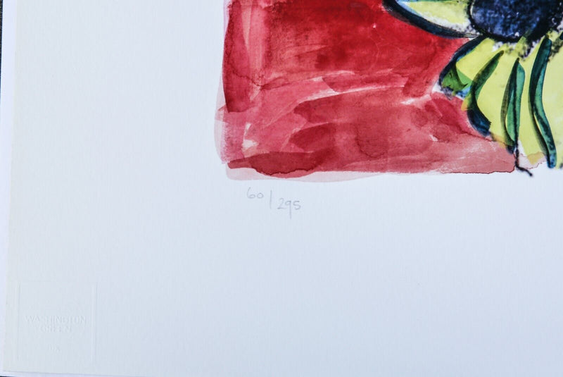 BOB DYLAN, 'SUNFLOWERS', LIMITED EDITION DRAWN BLANK SERIES PRINT 2016, SIGNED