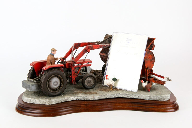 BORDER FINE ARTS 'WHERE THERES MUCK THERES MONEY' LIMITED EDITION MODEL 319/1500