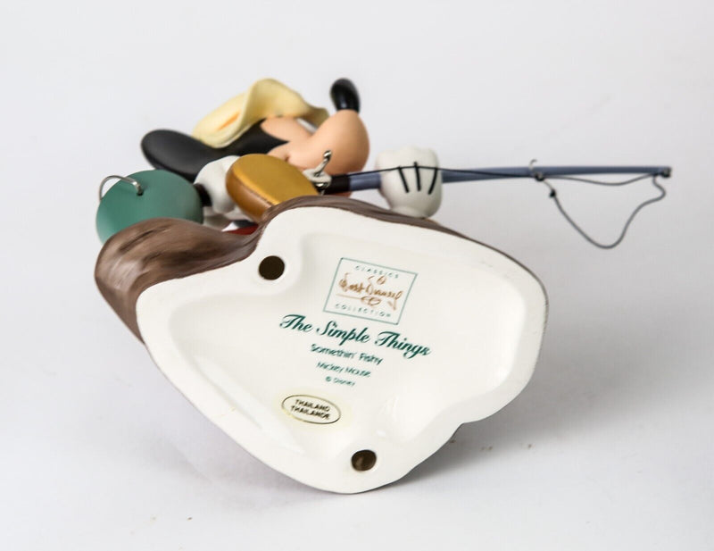 WDCC 'SOMETHIN' FISHY' DISNEY MICKEY MOUSE SIMPLE THINGS FIGURE MODEL, BOXED