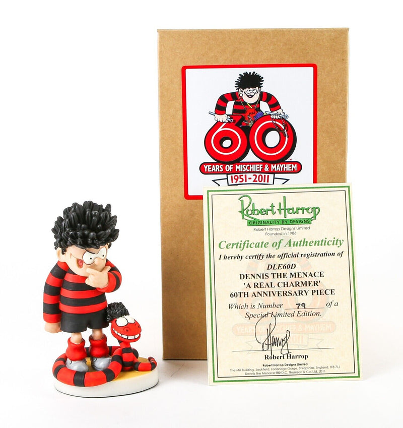ROBERT HARROP 'DENNIS THE MENACE, A REAL CHARMER' LIMITED EDITION BEANO DANDY DLE60D