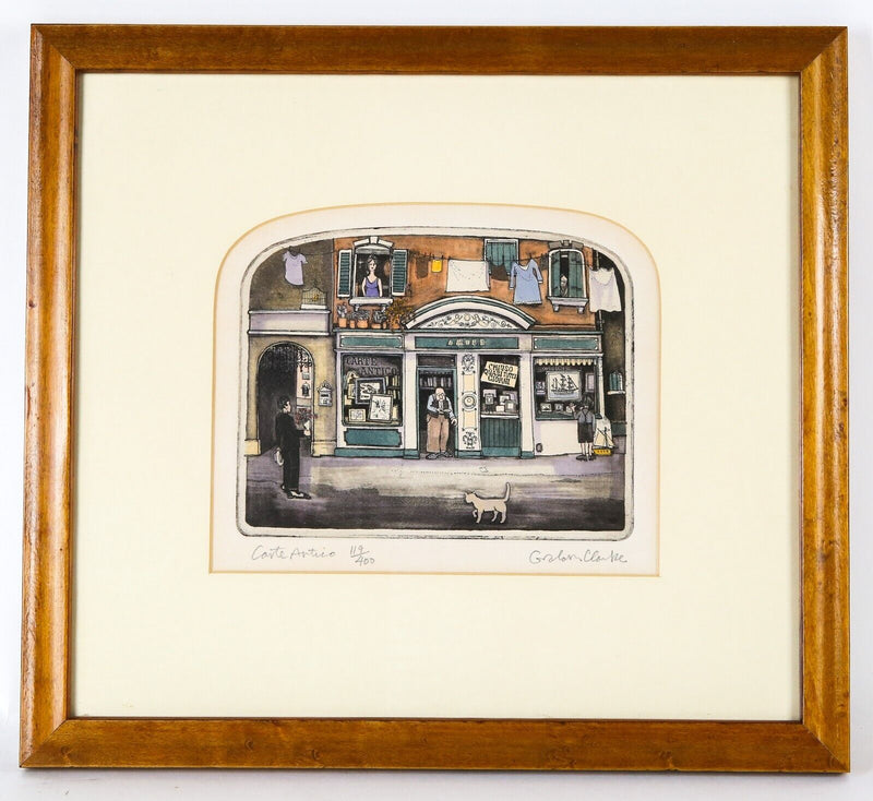 GRAHAM CLARKE 'THE GRAND TOUR' LIMITED EDITION ETCHING PRINT SET 119/400, SIGNED