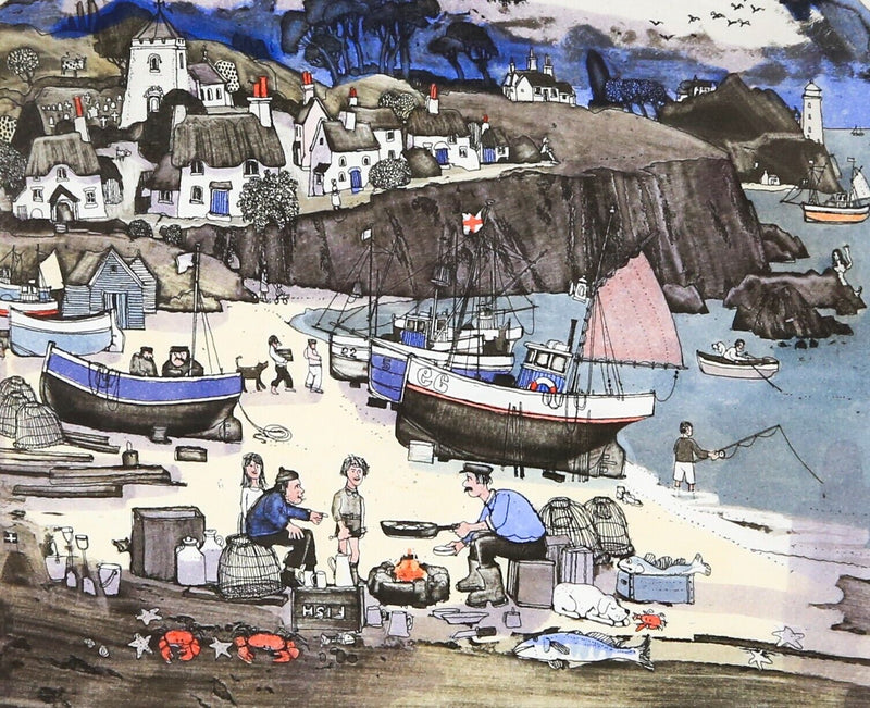 GRAHAM CLARKE 'LOVELY GRUB' LIMITED EDITION ETCHING PRINT 247/250, SIGNED