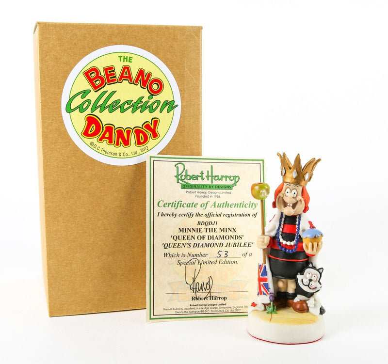 ROBERT HARROP 'MINNIE THE MINX, QUEEN OF DIAMONDS' LIMITED EDITION JUBILEE BEANO BDQDJ1