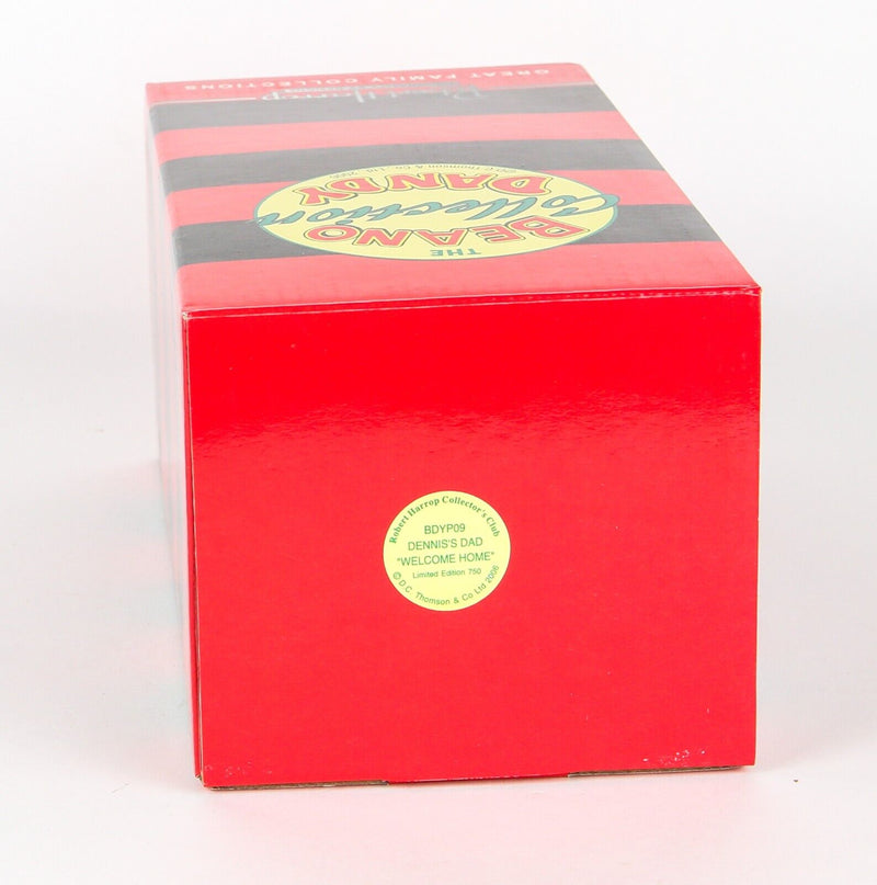 ROBERT HARROP 'DENNIS'S DAD, WELCOME HOME' LTD ED BEANO DANDY FIGURE BDYP09, BOXED