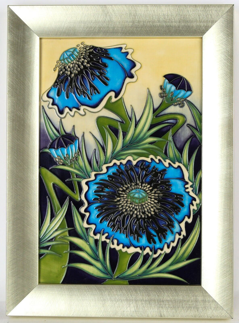 MOORCROFT 'SUMMERTIME JEWELS' 2005 SIAN LEEPER LIMITED EDITION PLAQUE 2/3