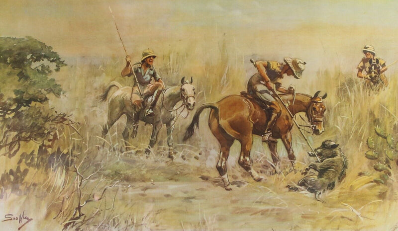 SNAFFLES, CHARLES JOHNSON PAYNE, 'GOR YER YOU OLD BADMASH!', COLOUR PRINT SIGNED
