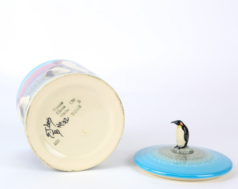 SALLY TUFFIN for DENNIS CHINA WORKS - PENGUIN FIGURAL JAR POT BARREL ORNAMENT