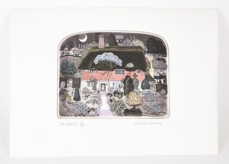 GRAHAM CLARKE 'SNIPPERY' LIMITED EDITION ETCHING PRINT 2/300, SIGNED