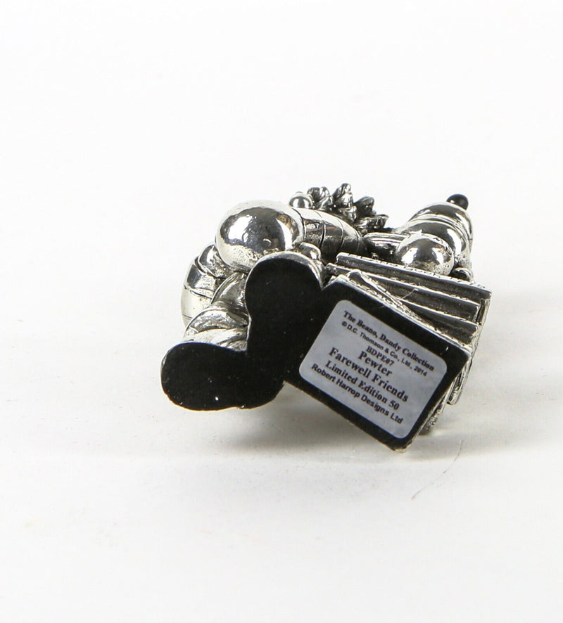 ROBERT HARROP 'PEWTER FAREWELL FRIENDS' LIMITED EDITION BEANO DANDY DENNIS GNASHER BDPE07