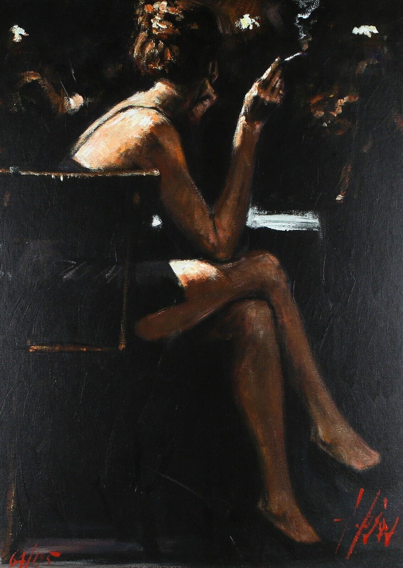 FABIAN PEREZ 'VALERIE AT LAS BRUJAS' EMBELLISHED LIMITED EDITION PRINT, 64/195