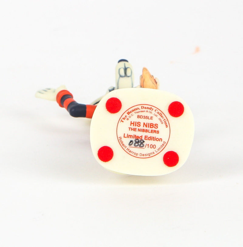 ROBERT HARROP 'HIS NIBS, THE NIBBLERS' LIMITED EDITION BEANO DANDY FIGURE BD35LE BOXED