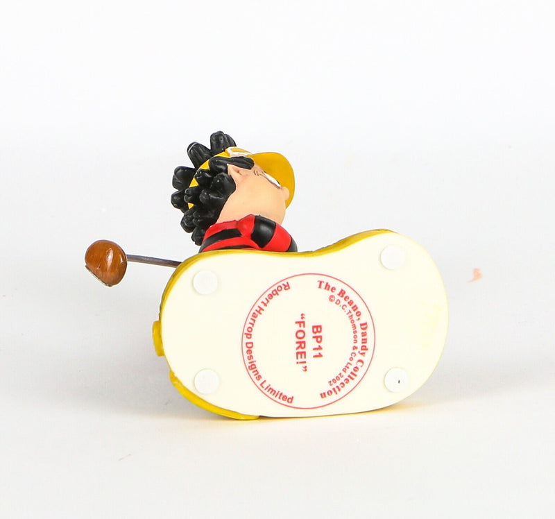 ROBERT HARROP 'FORE!' BEANO DANDY DENNIS MENACE GNASHER FIGURE MODEL BP11, BOXED