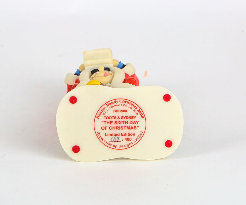 ROBERT HARROP 'TOOTS & SYDNEY, SIXTH DAY OF XMAS' BEANO DANDY FIGURE BDCS08, BOXED