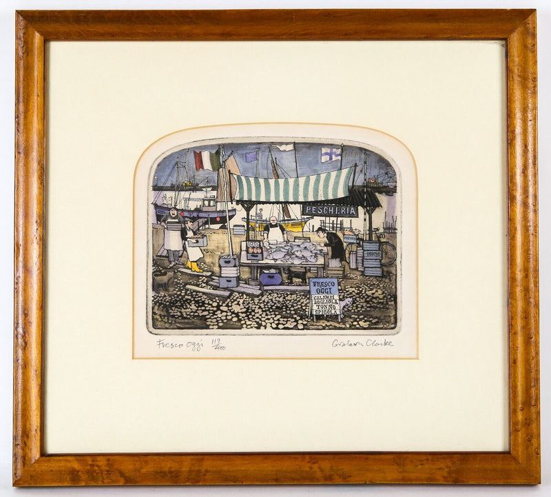 GRAHAM CLARKE 'THE GRAND TOUR' LIMITED EDITION ETCHING PRINT SET 119/400, SIGNED