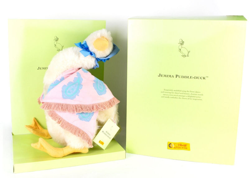 STEIFF 'JEMIMA PUDDLE-DUCK' LIMITED EDITION BEATRIX POTTER TEDDY BEAR 653445 BOX