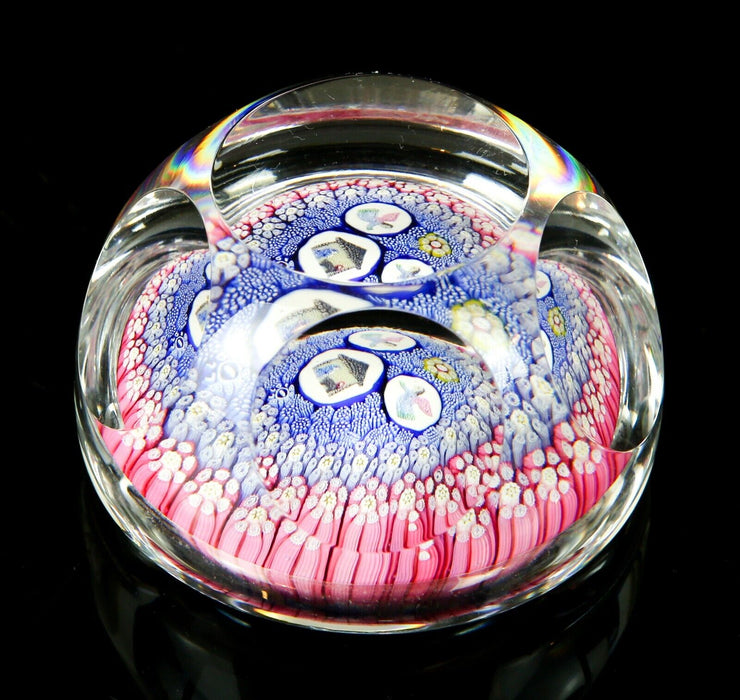 GEOFFREY BAXTER for WHITEFRIARS 'CHRISTMAS NATIVITY' 1977 FILLEFIORI PAPERWEIGHT