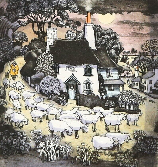 GRAHAM CLARKE 'OLD JACK' LIMITED EDITION SHEEP ETCHING PRINT 315/400, SIGNED