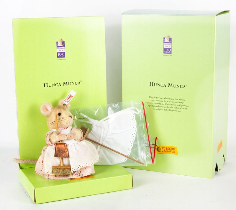 STEIFF 'HUNCA MUNCA' LIMITED EDITION BEATRIX POTTER TEDDY BEAR 661648, BOXED