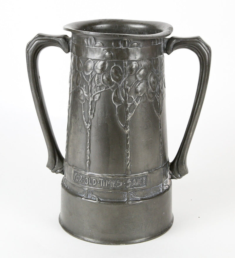 DAVID VEASEY for LIBERTY & Co. - 'FOR OLD TIMES SAKE' TUDRIC PEWTER VASE No. 010