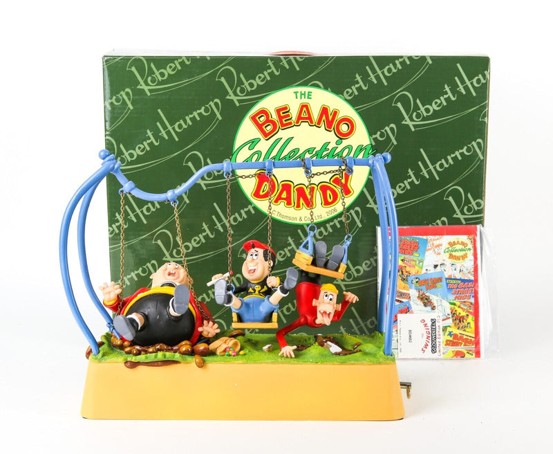 ROBERT HARROP 'SWINGING SCOUNDRELS' LIMITED EDITION BEANO DANDY FIGURE BDMB2, BOXED