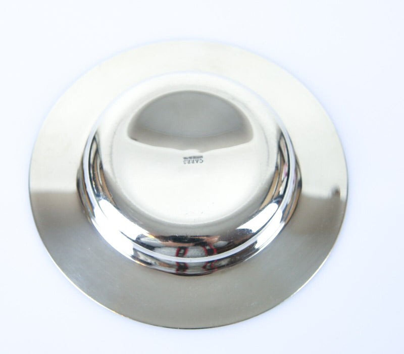 CARRS, LONDON - SOLID 925 STERLING SILVER ROUND CIRCULAR ARMADA DISH, 54.3g