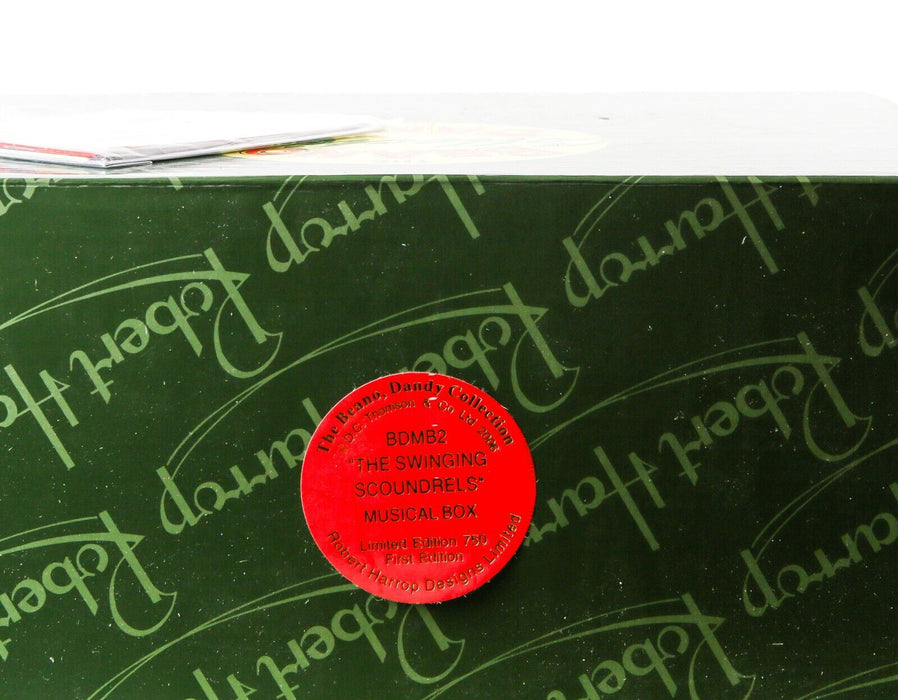 ROBERT HARROP 'SWINGING SCOUNDRELS' LTD EDITION BEANO DANDY FIGURE BDMB2, BOXED