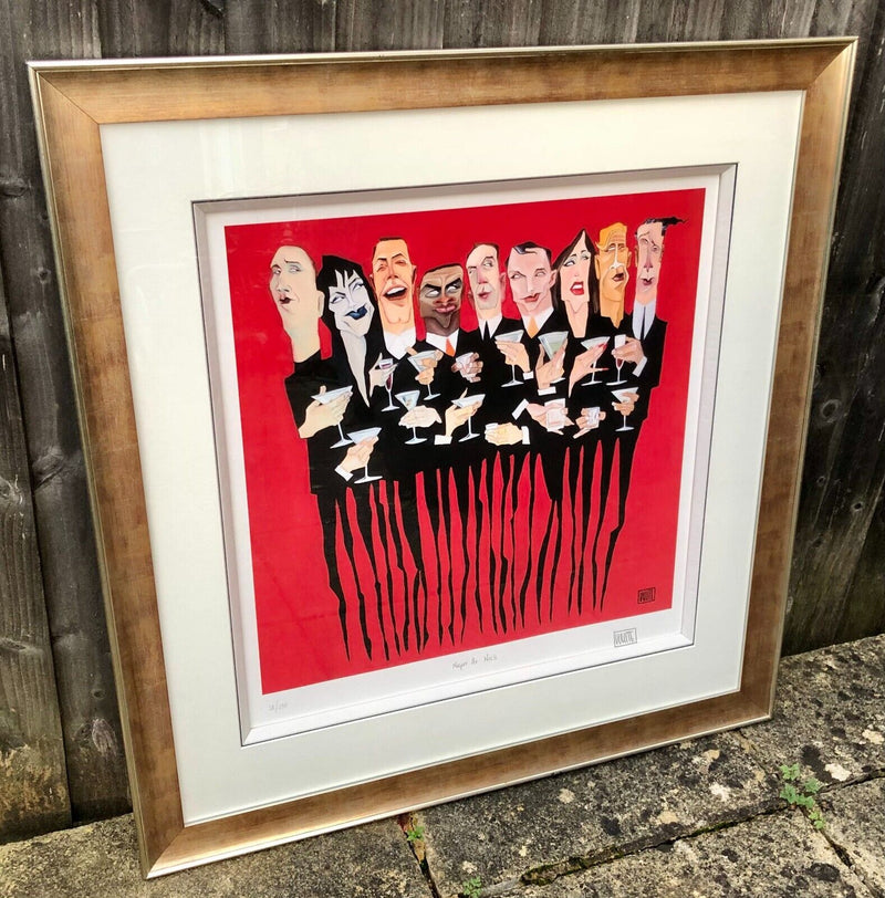 TODD WHITE, 'NIGHT AT NIC'S', LARGE LIMITED EDITION COLOUR PRINT 28/295, SIGNED