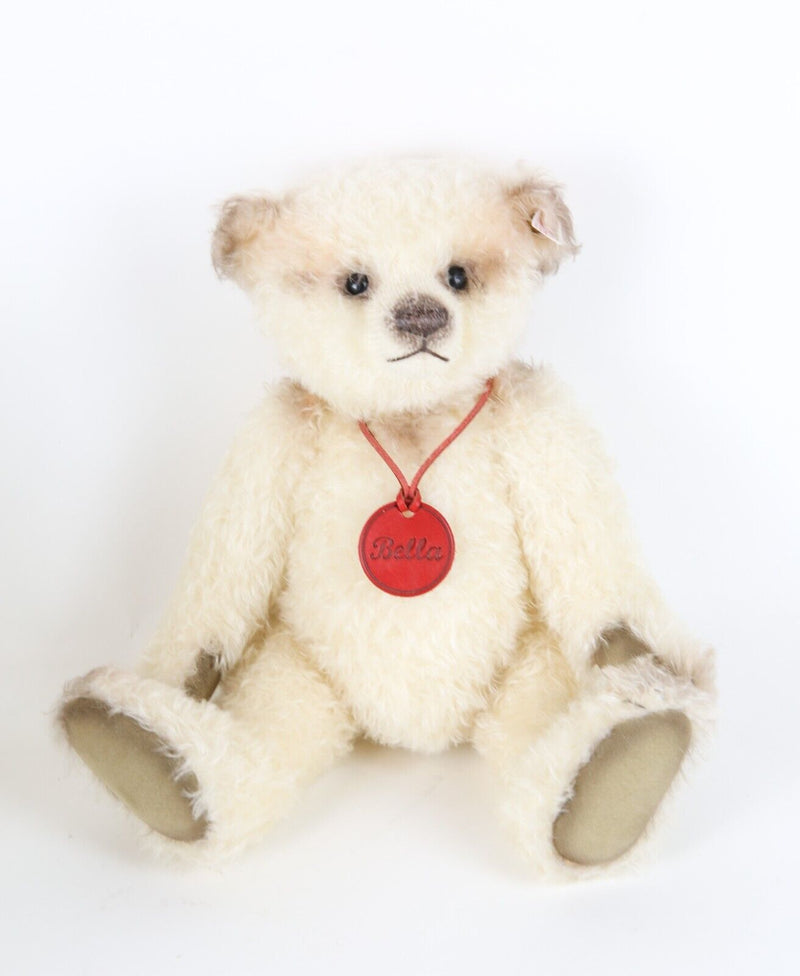 STEIFF 'BELLA UK 09' LIMITED EDITION WHITE TEDDY BEAR 663376, BOXED & C.O.A.