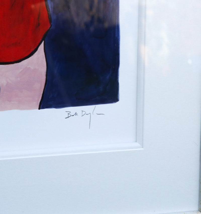 BOB DYLAN 'WOMAN IN RED LION PUB' LIMITED EDITION DRAWN BLANK SERIES PRINT 2016