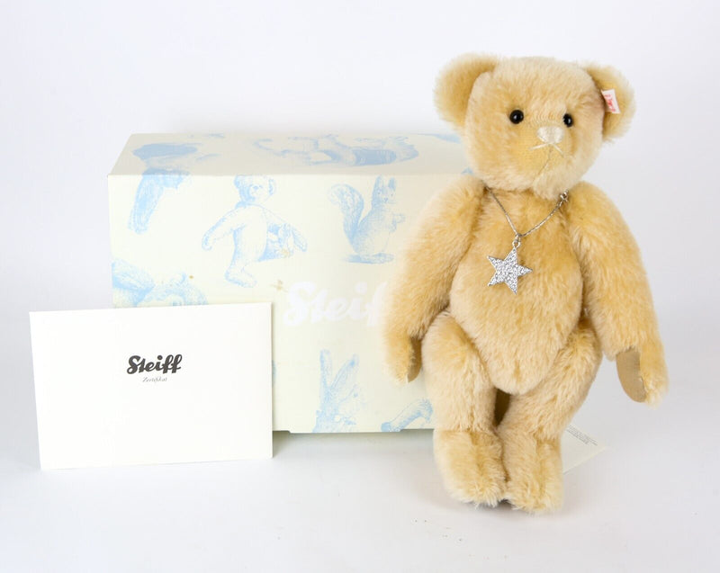 STEIFF 'KRYSTOPHER' LIMITED EDITION SWAROVSKI TEDDY BEAR 661976, BOXED & C.O.A.